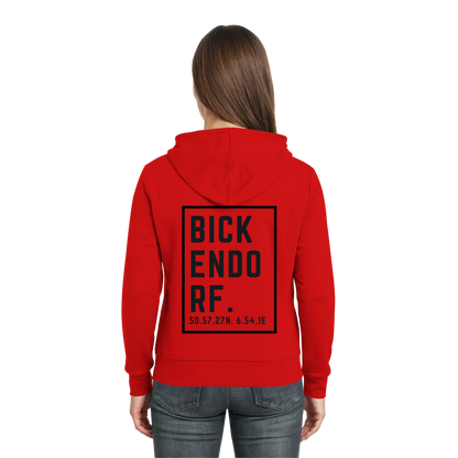 Bickendorf Koordinaten (großer Druck auf dem Rücken) - Zipper