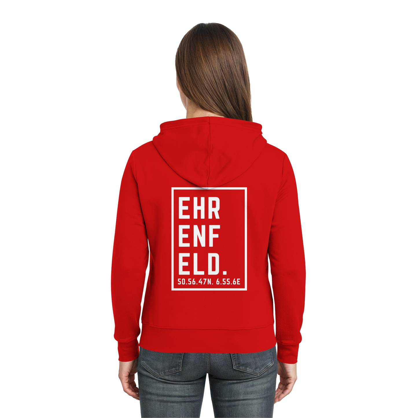 Ehrenfeld Koordinaten (großer Druck auf dem Rücken) - Zipper