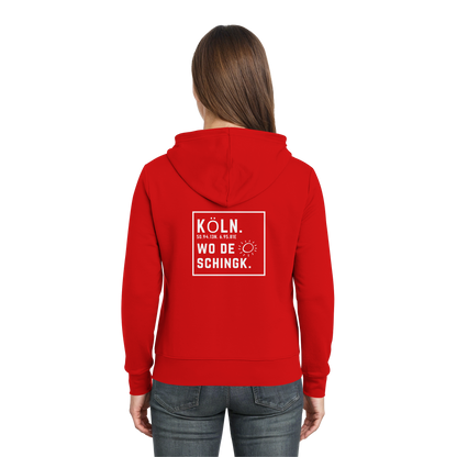Wo de Sonn schingk - Köln Druck Rücken  - Zipper