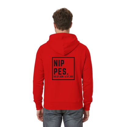 Nippes Koordinaten (großer Druck auf dem Rücken) - Zipper