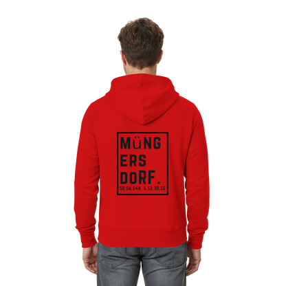 Müngersdorf Koordinaten (großer Druck auf dem Rücken) - Zipper