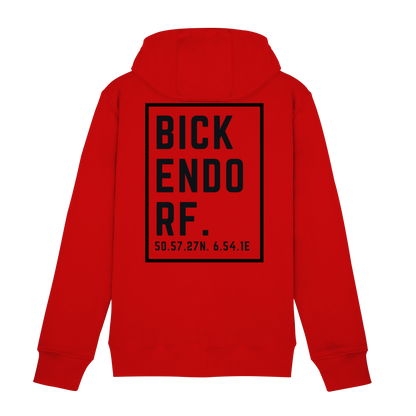 Bickendorf Koordinaten (großer Druck auf dem Rücken) - Zipper