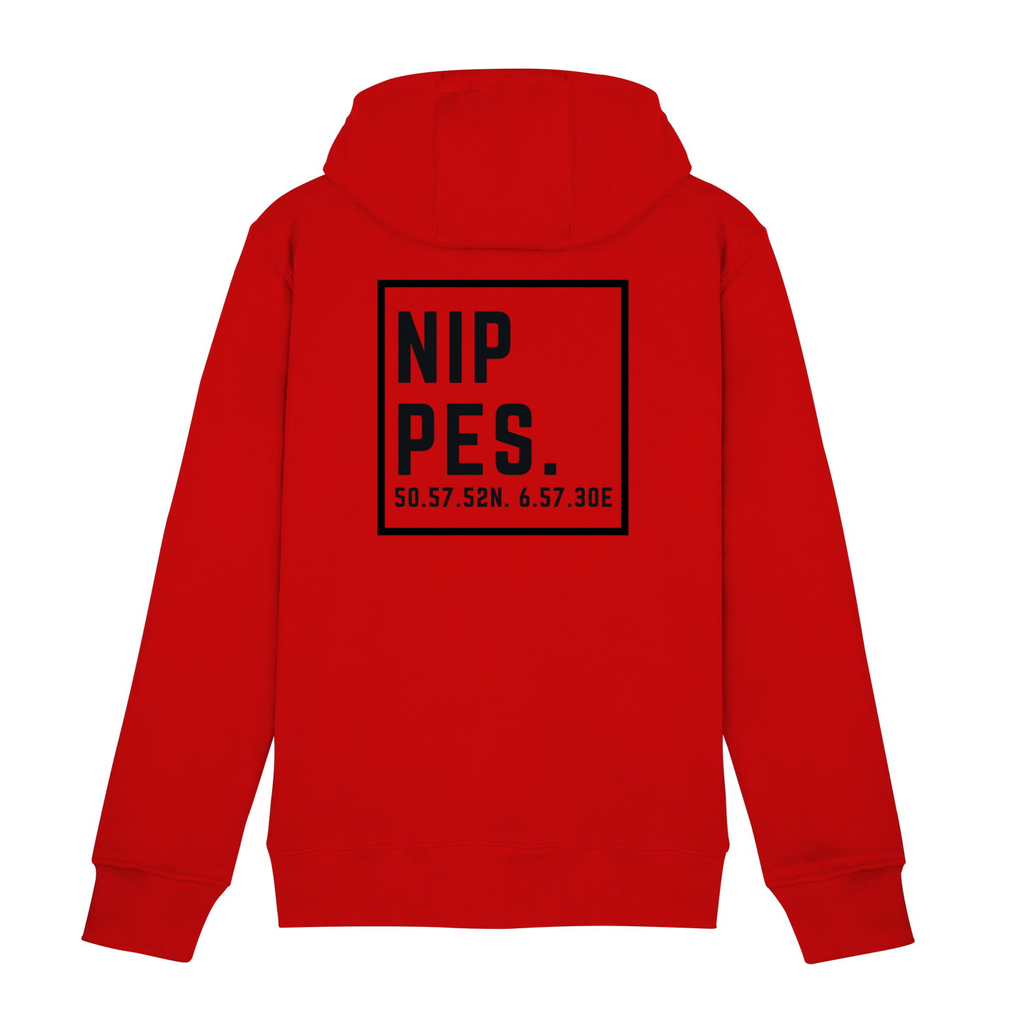 Nippes Koordinaten (großer Druck auf dem Rücken) - Zipper