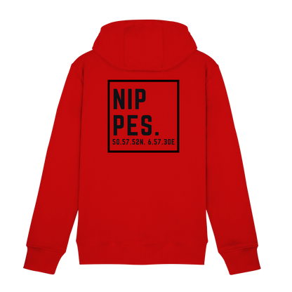 Nippes Koordinaten (großer Druck auf dem Rücken) - Zipper