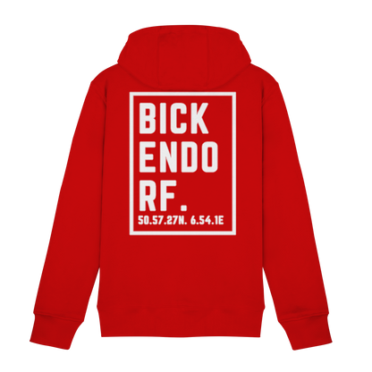 Bickendorf Koordinaten (großer Druck auf dem Rücken) - Zipper