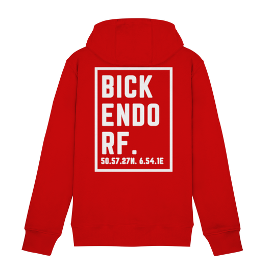 Bickendorf Koordinaten (großer Druck auf dem Rücken) - Zipper