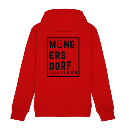 Müngersdorf Koordinaten (großer Druck auf dem Rücken) - Zipper