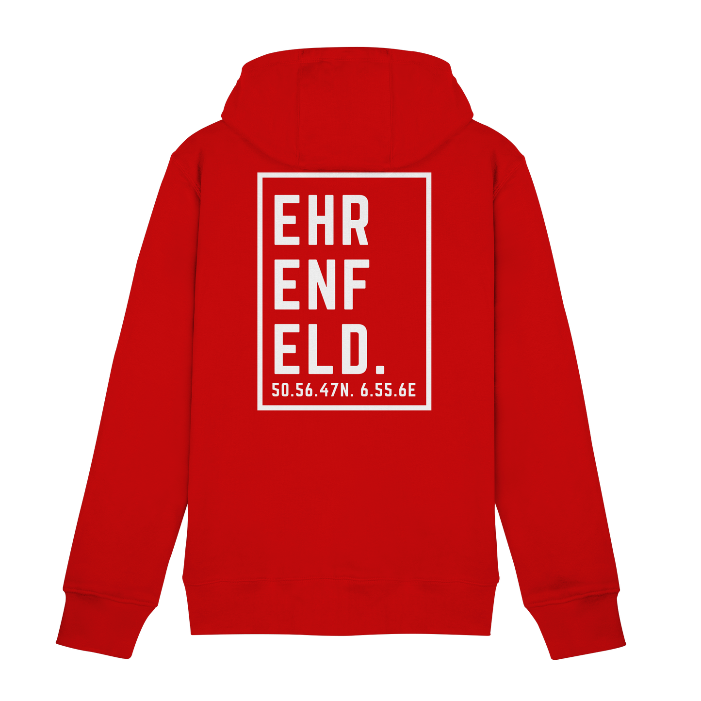 Ehrenfeld Koordinaten (großer Druck auf dem Rücken) - Zipper