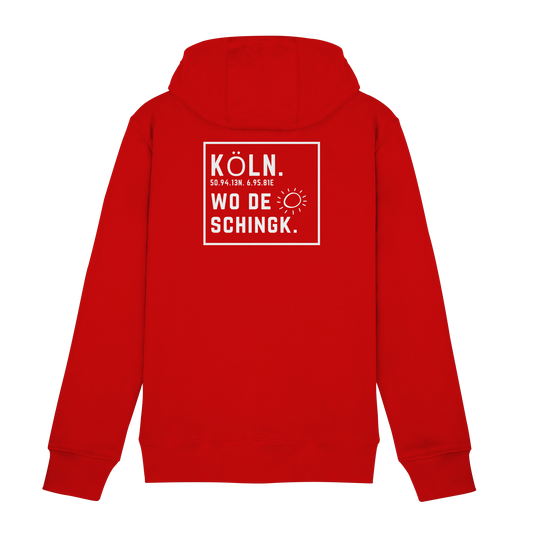 Wo de Sonn schingk - Köln Druck Rücken  - Zipper