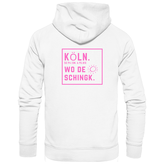 Wo de Sonn schingk - Köln Druck Rücken - Zipper