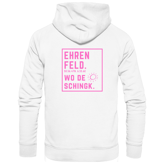 Wo de Sonn schingk - Ehrenfeld Druck Rücken  - Zipper