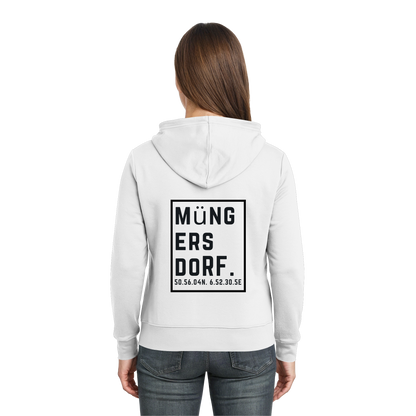 Müngersdorf Koordinaten (großer Druck auf dem Rücken) - Zipper