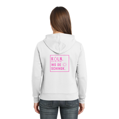 Wo de Sonn schingk - Köln Druck Rücken - Zipper
