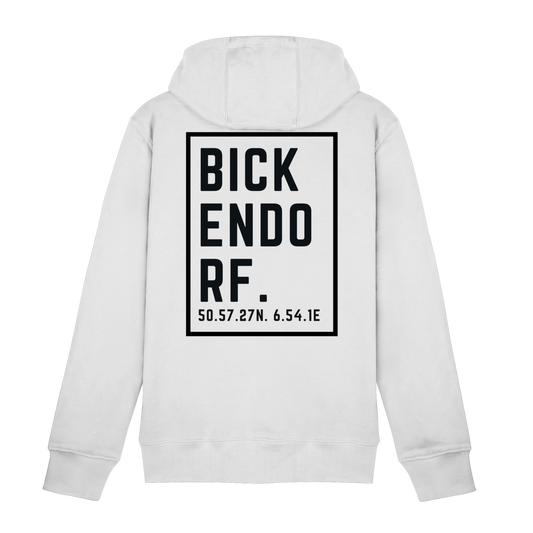 Bickendorf Koordinaten (großer Druck auf dem Rücken) - Zipper