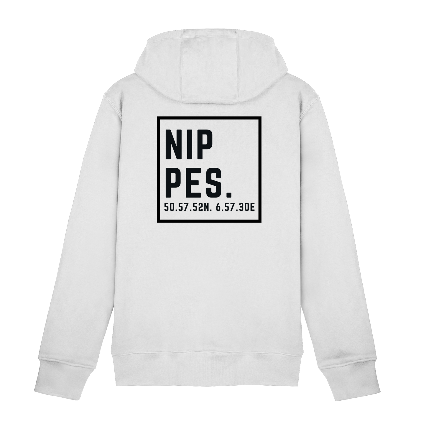 Nippes Koordinaten (großer Druck auf dem Rücken) - Zipper