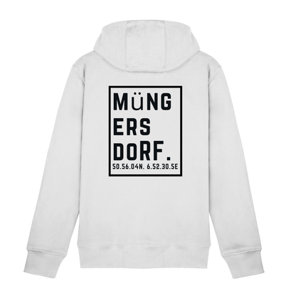 Müngersdorf Koordinaten (großer Druck auf dem Rücken) - Zipper