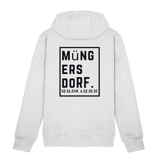 Müngersdorf Koordinaten (großer Druck auf dem Rücken) - Zipper