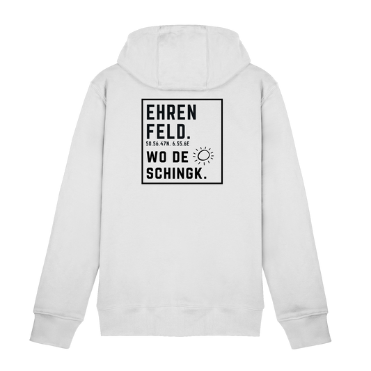 Wo de Sonn schingk - Ehrenfeld Druck Rücken - Zipper