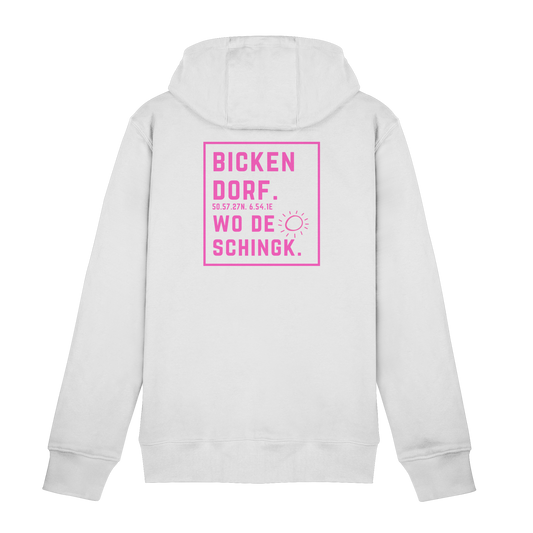Wo de Sonn schingk - Bickendorf Druck Rücken - Zipper