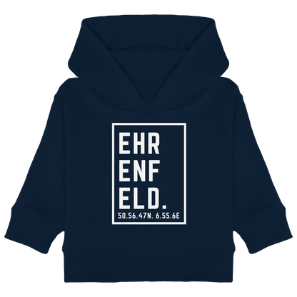 Ehrenfeld Koordinaten (großer Druck auf der Brust) - Baby Organic Hoodie