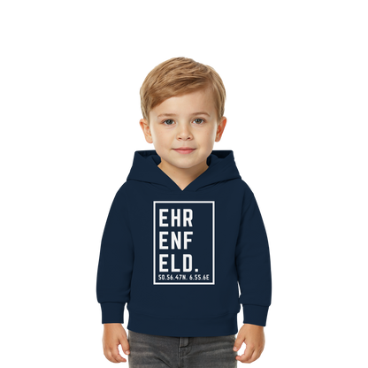 Ehrenfeld Koordinaten (großer Druck auf der Brust) - Baby Organic Hoodie
