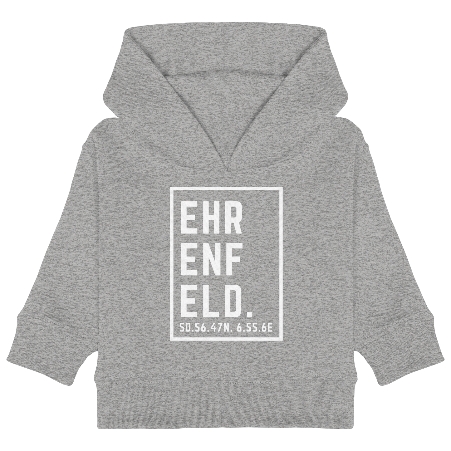 Ehrenfeld Koordinaten (großer Druck auf der Brust) - Baby Organic Hoodie