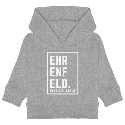 Ehrenfeld Koordinaten (großer Druck auf der Brust) - Baby Organic Hoodie