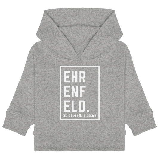 Ehrenfeld Koordinaten (großer Druck auf der Brust) - Baby Organic Hoodie