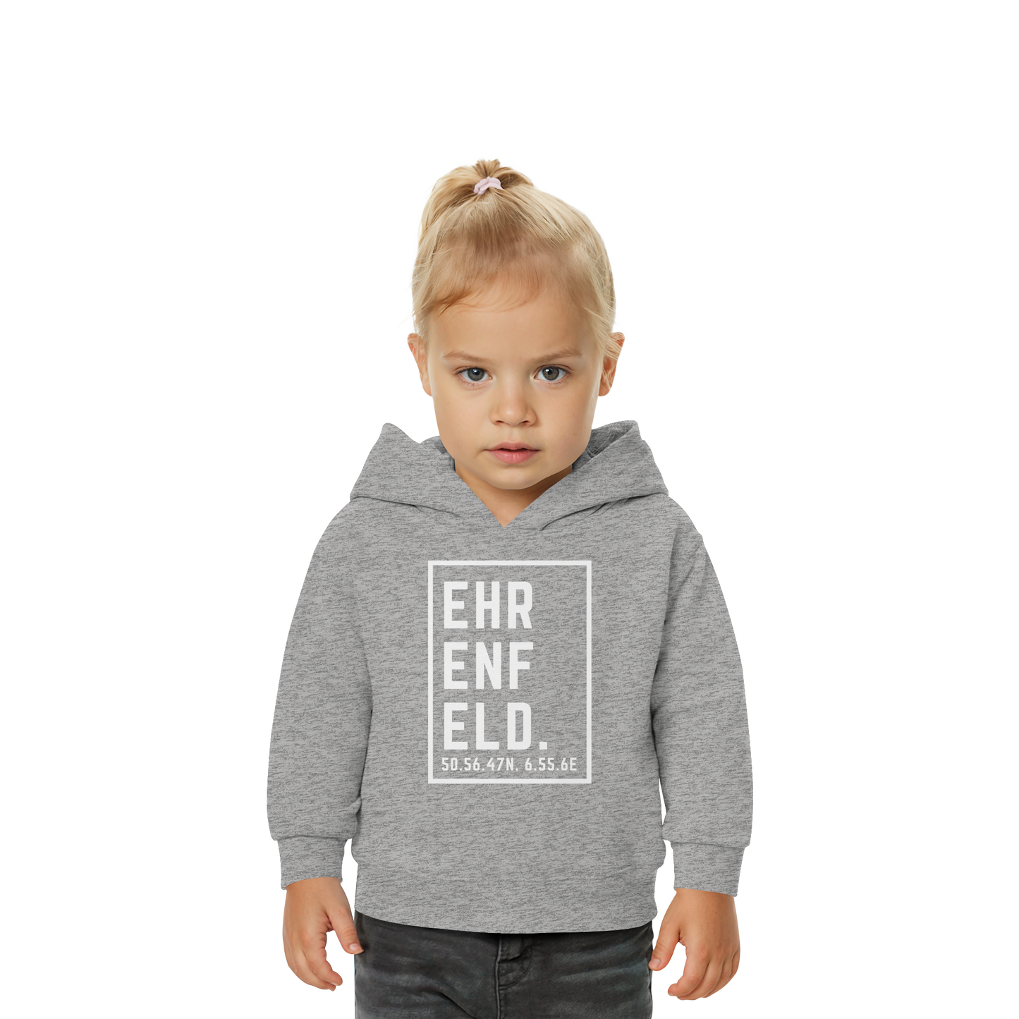 Ehrenfeld Koordinaten (großer Druck auf der Brust) - Baby Organic Hoodie
