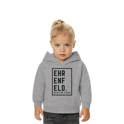 Ehrenfeld Koordinaten (großer Druck auf der Brust) - Baby Organic Hoodie