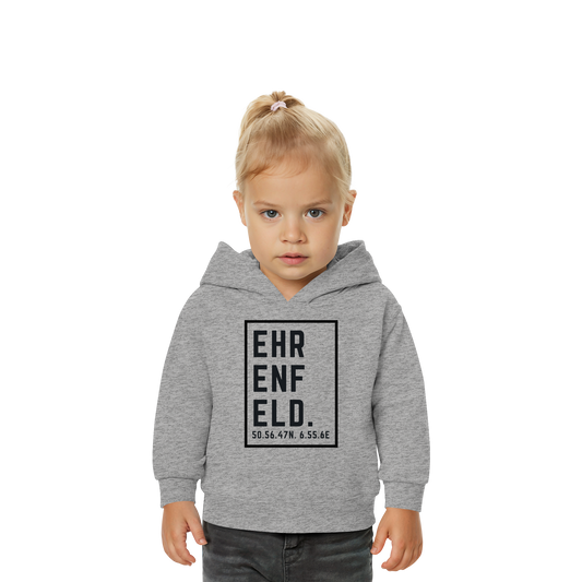 Ehrenfeld Koordinaten (großer Druck auf der Brust) - Baby Organic Hoodie
