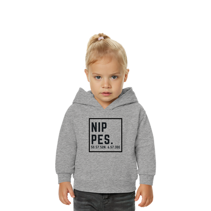 Nippes Koordinaten (großer Druck auf der Brust) - Baby Organic Hoodie