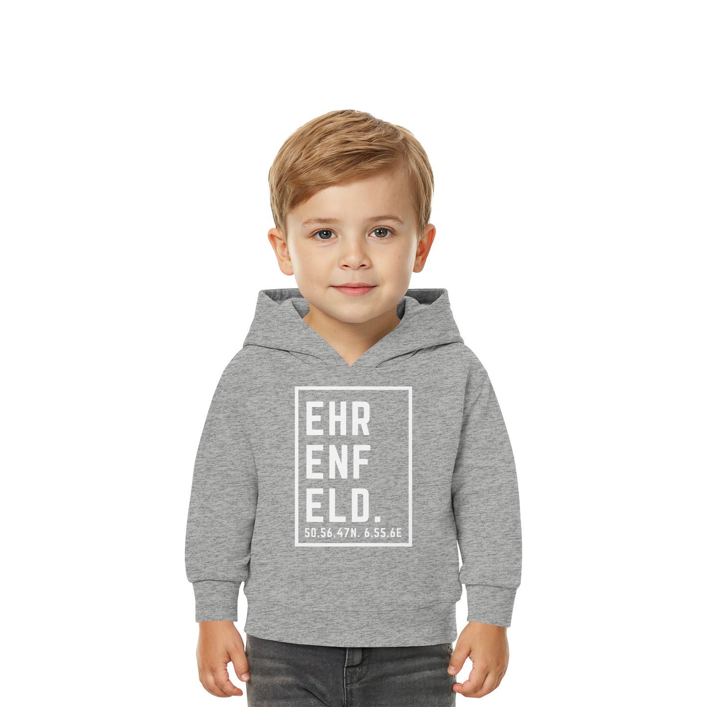 Ehrenfeld Koordinaten (großer Druck auf der Brust) - Baby Organic Hoodie