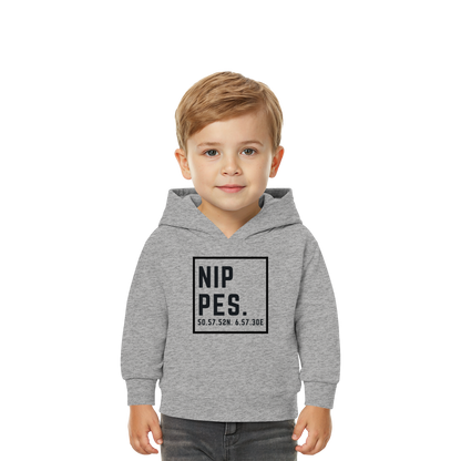 Nippes Koordinaten (großer Druck auf der Brust) - Baby Organic Hoodie