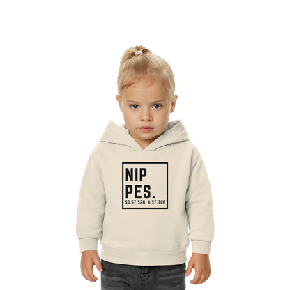 Nippes Koordinaten (großer Druck auf der Brust) - Baby Organic Hoodie