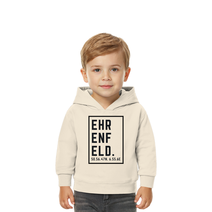 Ehrenfeld Koordinaten (großer Druck auf der Brust) - Baby Organic Hoodie