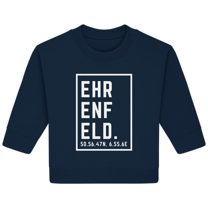 Ehrenfeld Koordinaten (großer Druck auf der Brust) - Baby Organic Sweatshirt