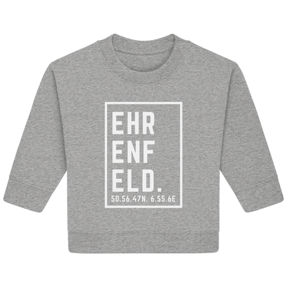 Ehrenfeld Koordinaten (großer Druck auf der Brust) - Baby Organic Sweatshirt