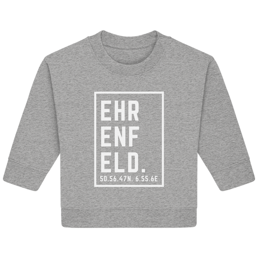 Ehrenfeld Koordinaten (großer Druck auf der Brust) - Baby Organic Sweatshirt