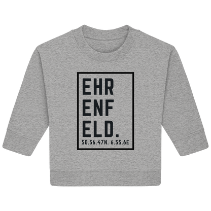 Ehrenfeld Koordinaten (großer Druck auf der Brust) - Baby Organic Sweatshirt