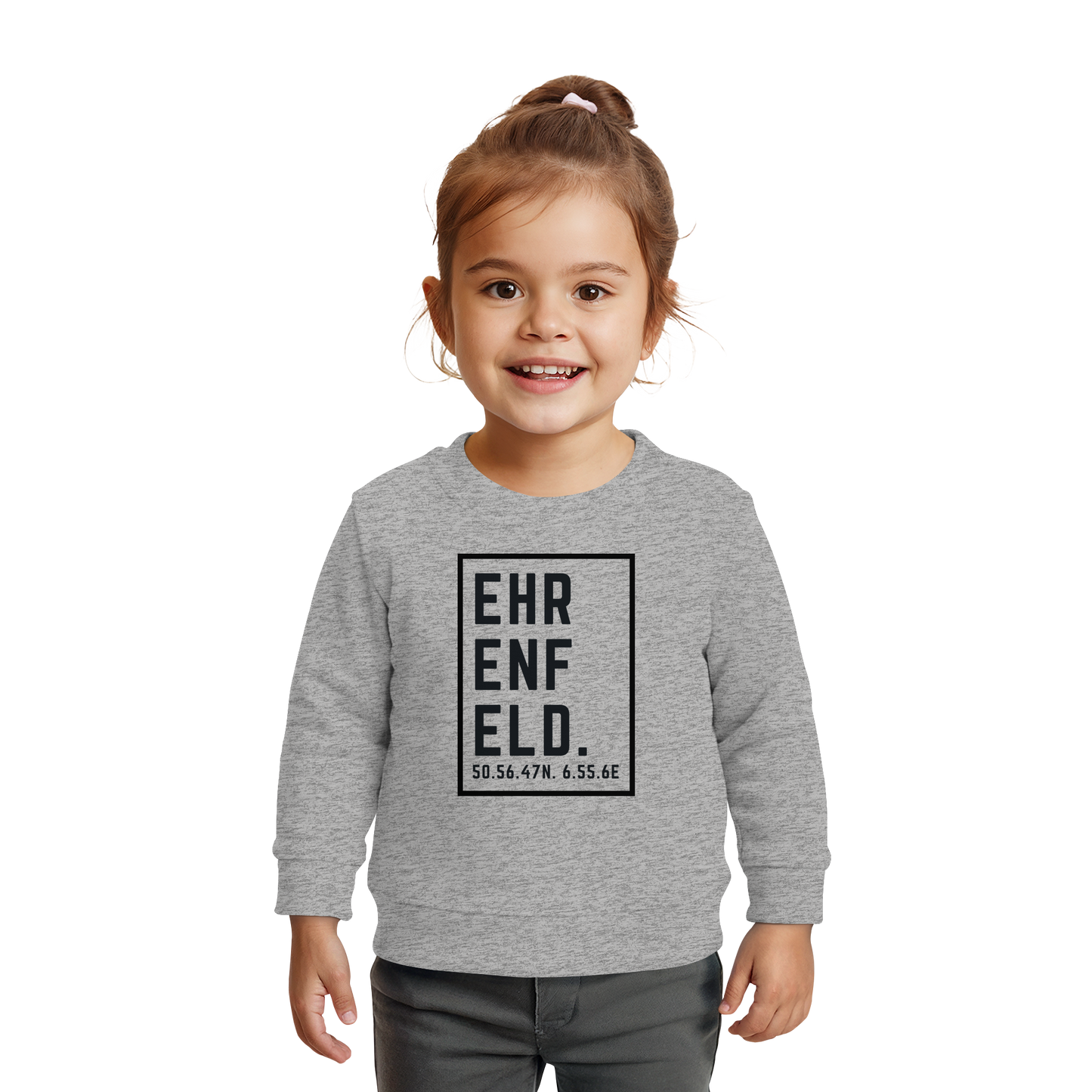 Ehrenfeld Koordinaten (großer Druck auf der Brust) - Baby Organic Sweatshirt