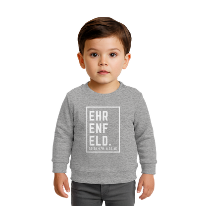 Ehrenfeld Koordinaten (großer Druck auf der Brust) - Baby Organic Sweatshirt