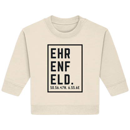 Ehrenfeld Koordinaten (großer Druck auf der Brust) - Baby Organic Sweatshirt