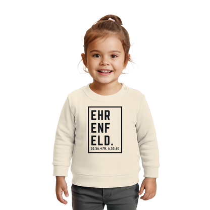 Ehrenfeld Koordinaten (großer Druck auf der Brust) - Baby Organic Sweatshirt