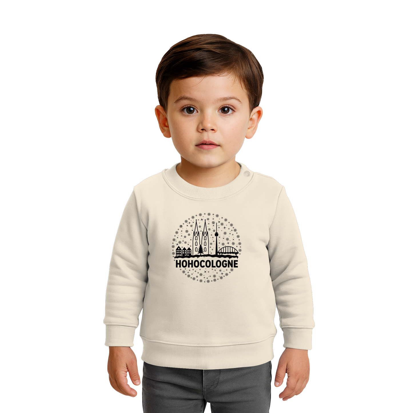 HOHOCologne Druck - Baby Organic Sweatshirt