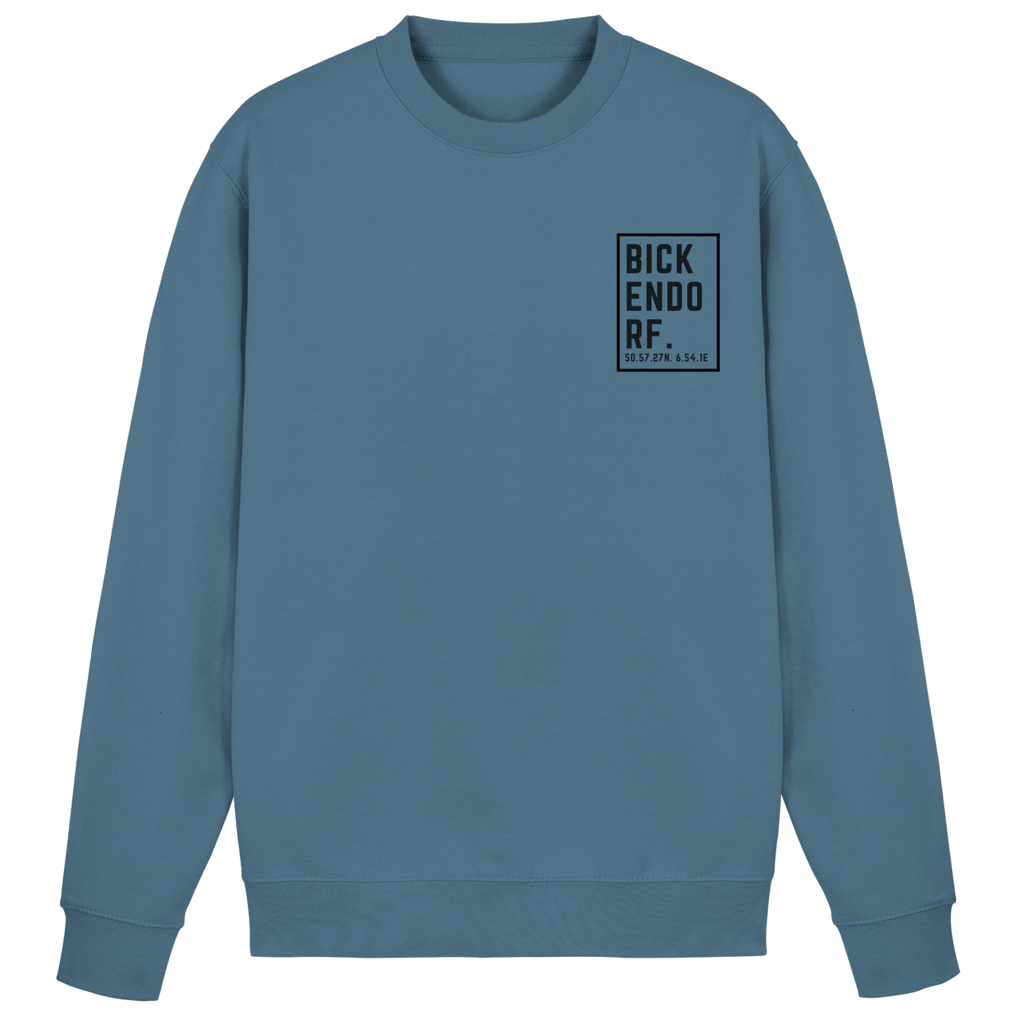 Bickendorf Koordinaten (kleiner Druck auf der Brust) - Basic Sweatshirt