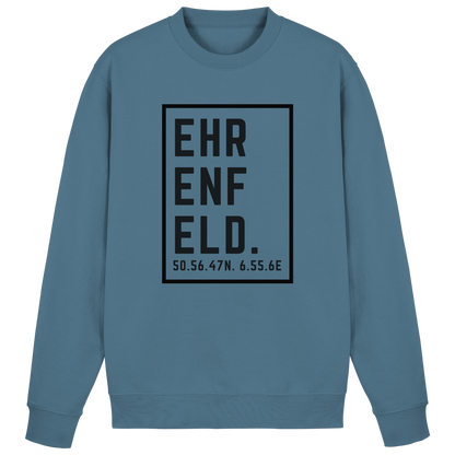 Ehrenfeld Koordinaten (großer Druck auf der Brust) - Basic Sweatshirt
