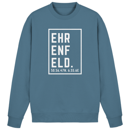 Ehrenfeld Koordinaten (großer Druck auf der Brust) - Basic Sweatshirt