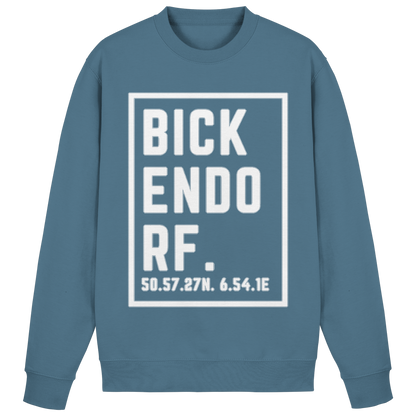 Bickendorf Koordinaten (großer Druck auf der Brust) - Basic Sweatshirt