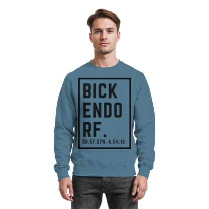 Bickendorf Koordinaten (großer Druck auf der Brust) - Basic Sweatshirt